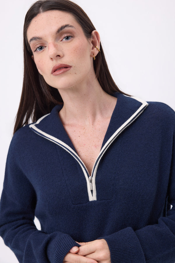 #BLEUMARINEBLANC #FEMME