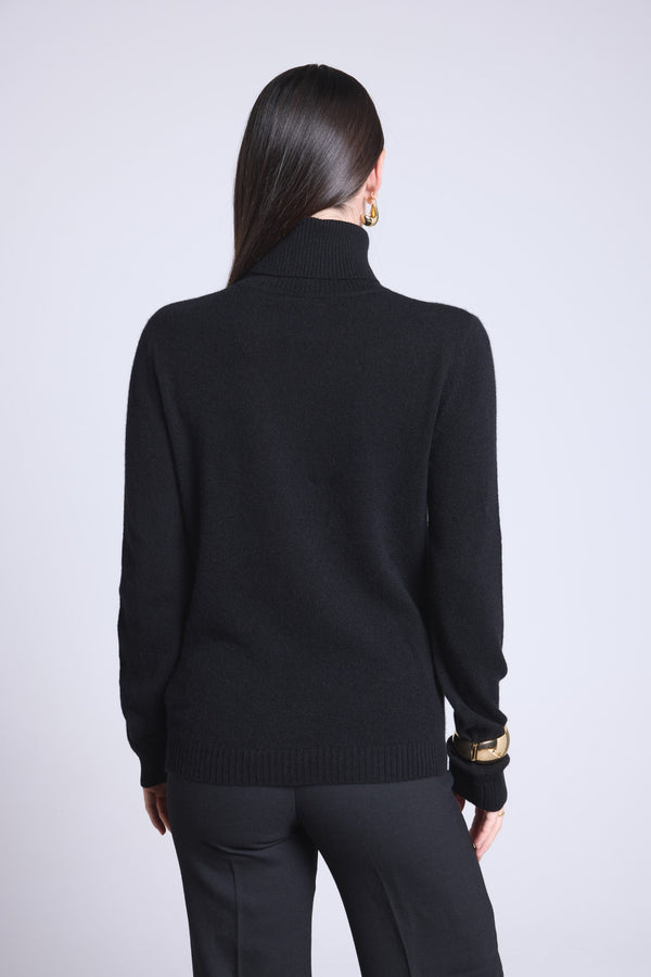 PULL COL ROULE MONOGRAMME