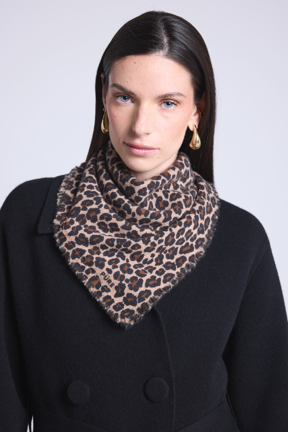 ECHARPE BANDANA LEOPARD - MOUSSA