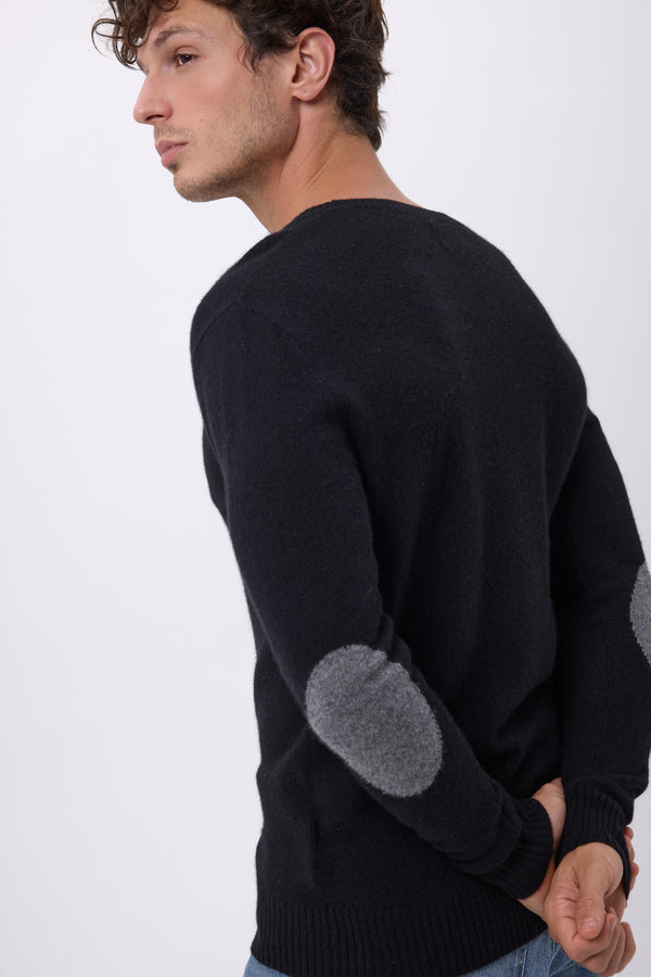 #NOIRPATCHGRISFONCE #HOMME