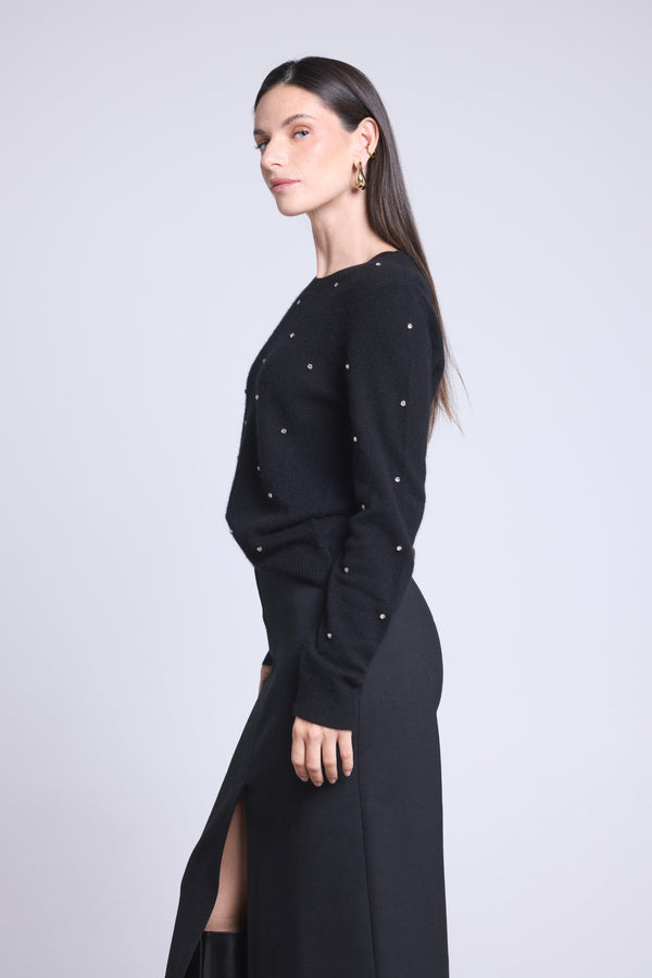 PULL BIJOUX - PLATINE