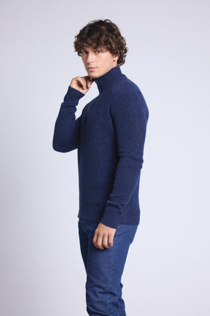 PULL COL ZIPPE MONTANT MOULINE - PRESLEY