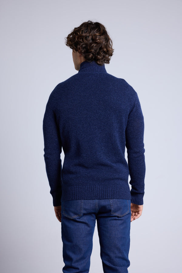 PULL COL ZIPPE MONTANT MOULINE - PRESLEY