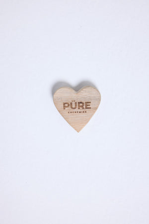 Coeur en bois de cèdre